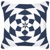 Pillowcase Navy Blue Geometric Pattern  Decorative  Home