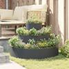 Garden Planter Anthracite 90 X 90 X 20 Cm
