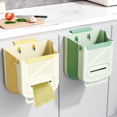 Faltbarer Wandmontierter Küchenmülleimer & Badezimmer-Papierkorb