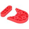 Electric Scooter Mudguard Spacer Foot Gasket for Xiaomi M3651SPROPRO2 Outdoor SuppliesRed