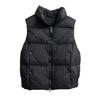 Women's Puffer Vest Casual Sleeveless Stand Collar Down Jacket Winter Warm Zip Up Outerwear with Pockets