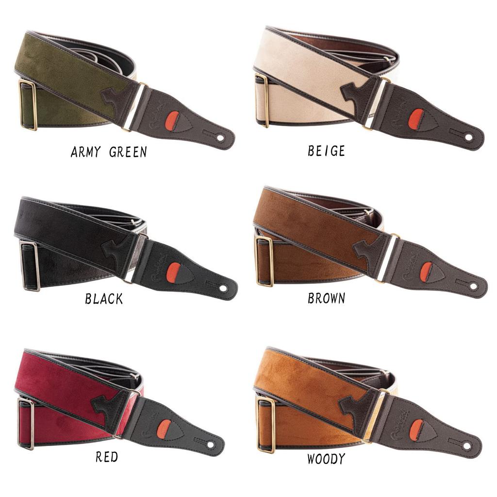 STRAPS Guitar Inches Inches Divine Army Green RightOn! Strap, 2.2 (6 Cm) Wide, 35.2-50.2 (95-150 Cm) Long,