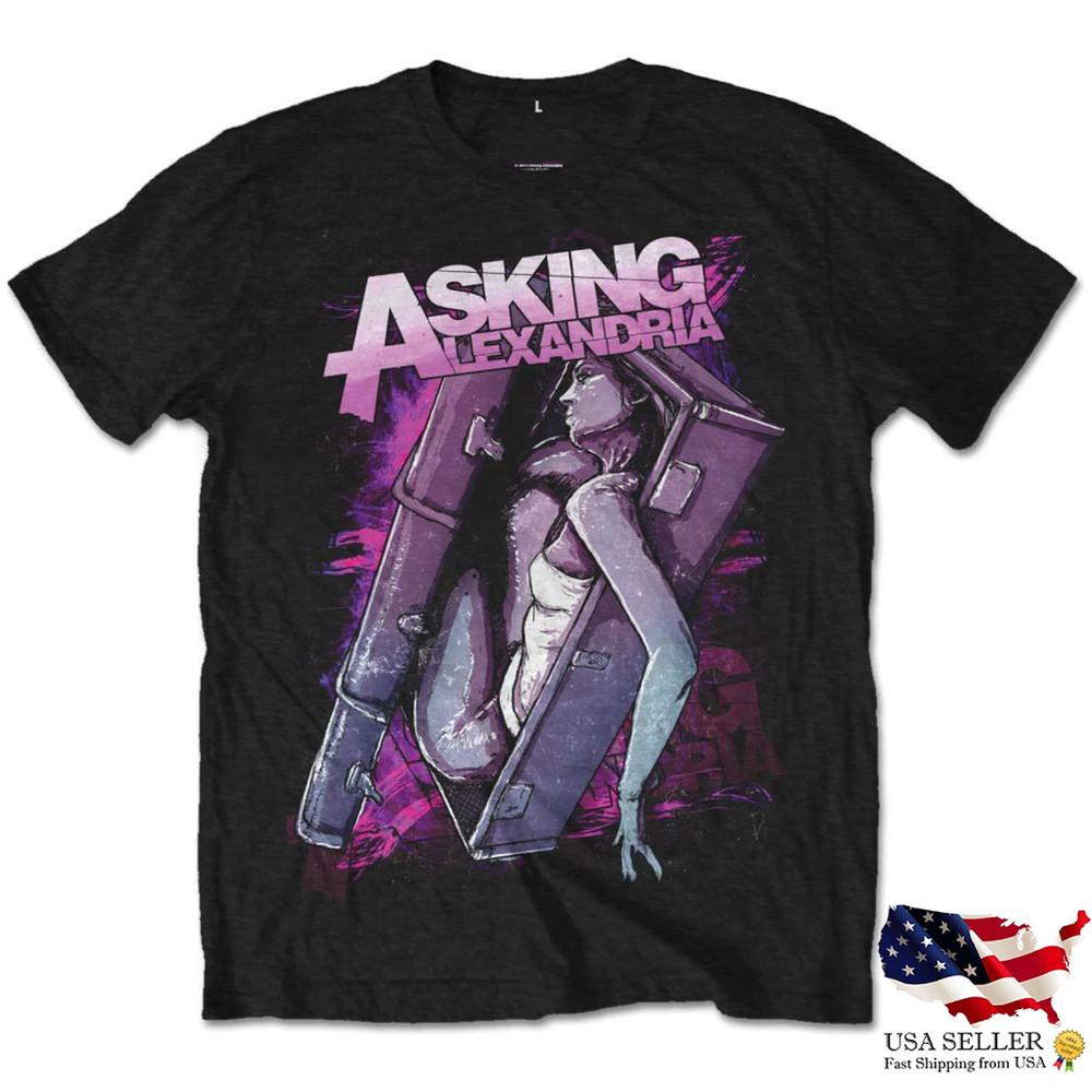 Asking Alexandria Coffin Girl T Shirt Full Size S-5XL Unisex T-Shirt S