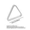 Pool Table Triangle Ball Rack Billiard Ball Rack Holder Heavy Duty Pool Ball Rack for Sports Billiards Table Practice