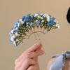 Damen Haarspange Stirnfransen Blumen Design Leicht zu Tragen Haarstab Brüchige Haare Fixierer Dekorativer Braut Haarstab Haar Styling Zubehör