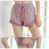 Summer Women's Gauze Fake Two Quick Dry Loose Running Shorts Female Anti-slip Sports Fitness Pants