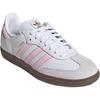 Adidas Originals SAMBA OG Abrasion Resistant Low Top Kids' Skateboarding Shoes Pink White Teenagers Sneakers JQ2845