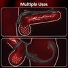 Prostate Massager Sperm Lock Ring 10 Frequency Vibration Mode Scorpion Tail Anal Plug, Suitable for Men and Couples Adult Products Sex Toys Penis Ring