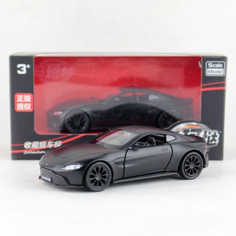 Black Alloy Simulation Aston Martin Sports Cars Model Toy For Collection