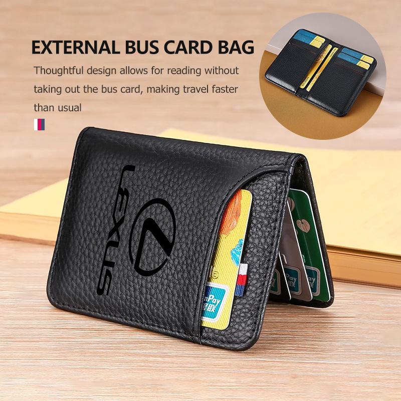 Car Wallet Driver's Licence Insurance Card Holder Multi Pocket Wallet For Lexus RX350 IS250 IS200 GS300 LX570 RC350 UX250h ES350 HD7