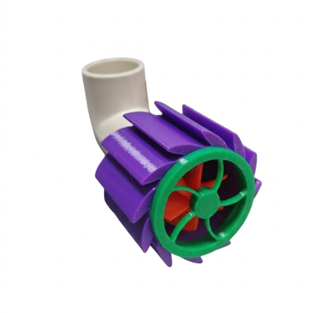 Rotary Type Tank Outlet Water Flow Diffuser Fan Aquarium Rotary Pump Head  Fish Tank Filtration 25mm/0.98in фиолетовый