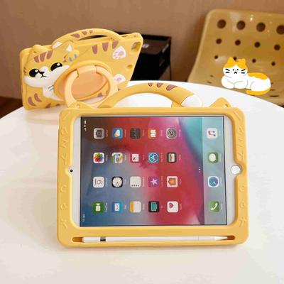 Silicon Stand Table Case For Apple iPad 5th (2017) 9.7 Inchs A1822 A1823 A1893 A1954 With Pen Slot Shell Funda