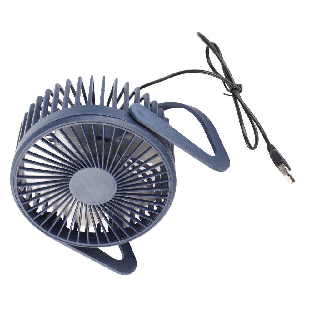 Mini stolní ventilátor Rotace o 360 stupňů Nízkohlučný bezkomutátorový motor Přenosný malý stolní ventilátor s USB napájením