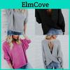 Premium Quality Fashion Back Cross Strap Sweater With Timeless Round Neck Design