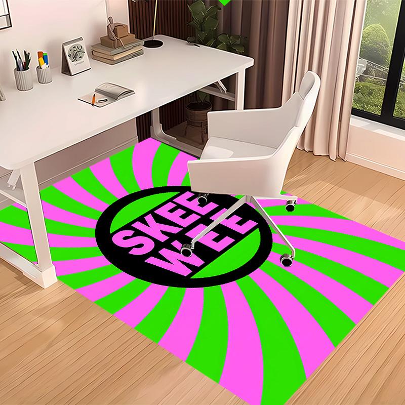 AKA Logo1 Printed Absorbent Washable Carpet, Non-Slip Bathroom Mats, Kitchen Rugs, Yoga Mat,Living Room Entrance, Camping Picnic Rugs