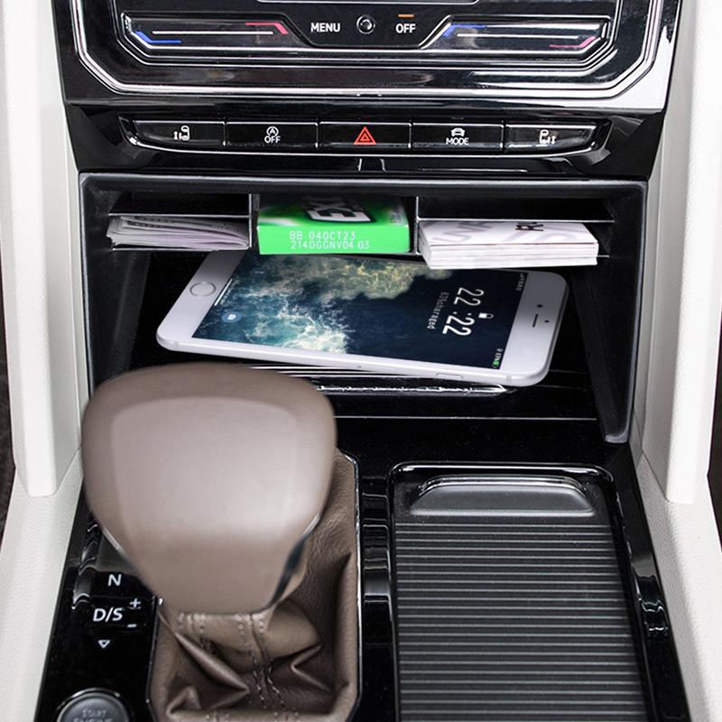Center Console Organizer for VW Atlas and Cross Sport 2018 Accessories, Ert Tray Armrest Storage Box