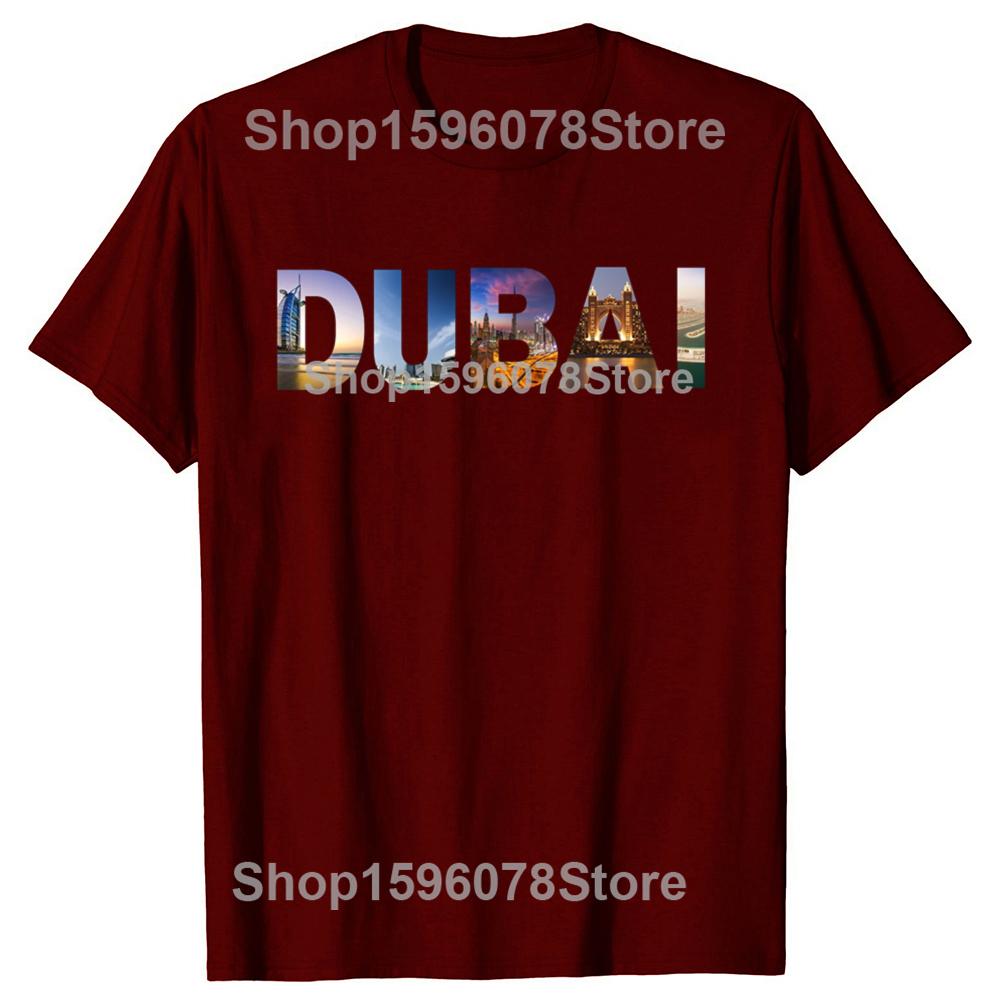 Funny Dubai Graphic T Shirts Men Women Pure Cotton Humor Streetwear Tee Shirt Short Sleeve Unisex Loose Clothing