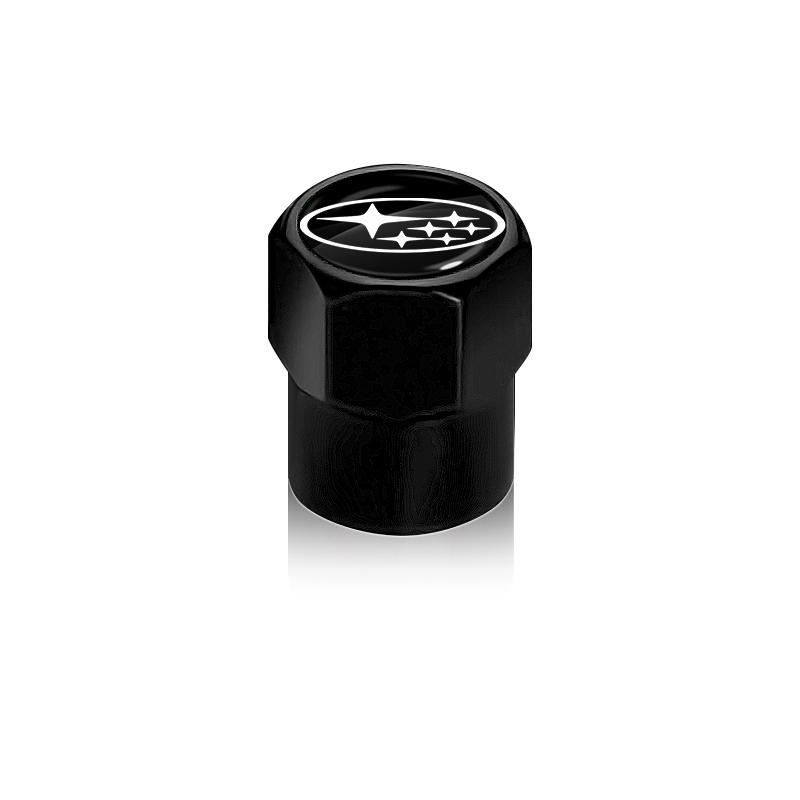 4 Stück/Set Auto Reifenventilschaft Luftkappen Diebstahlsicher Luftdichte Abdeckung Für Subaru Forester impreza Outback Legacy Tribecacar WRC XV Autozubehör
