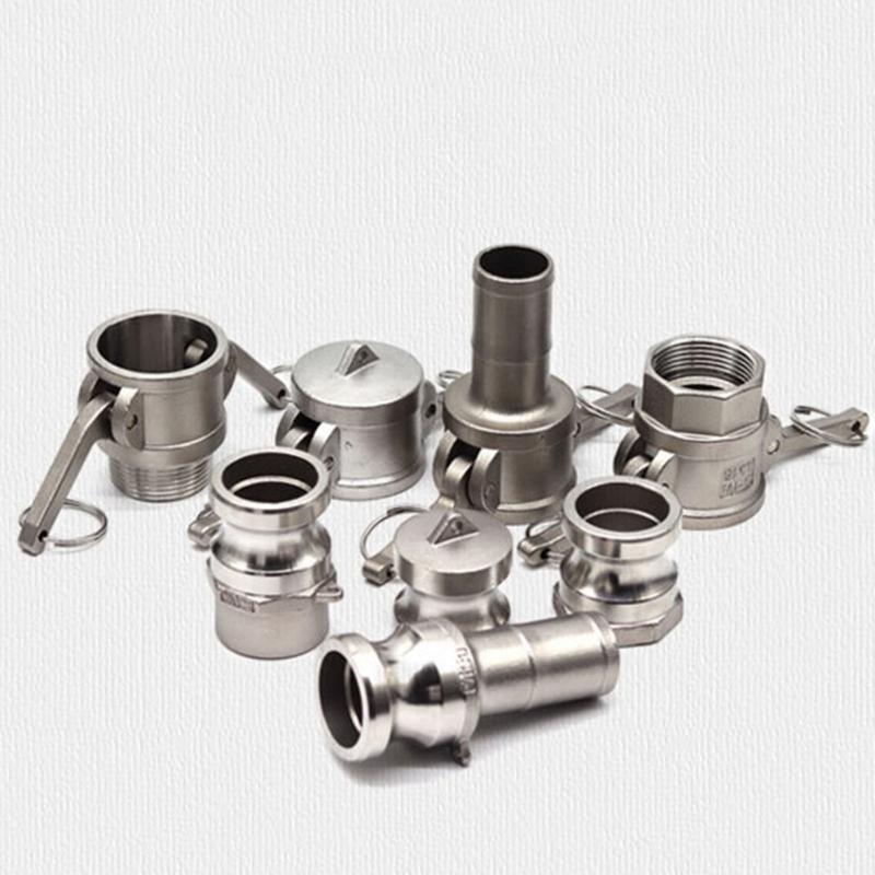 High Pressure Quick Disconnect Pipe Coupling Strong Stainless Steel Fast Connect Fitting Multipurpose for Various Applications