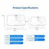 UV Protection Windshield Sun Shade Umbrella Protect Interior Keep Cool Car Sun Shade UPF 50+ Foldable Sun Visor Protector