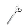 6.0 inch black and white freelancer, hair scissors, hair scissors, flat scissors, bangs scissors, tooth scissors, thin