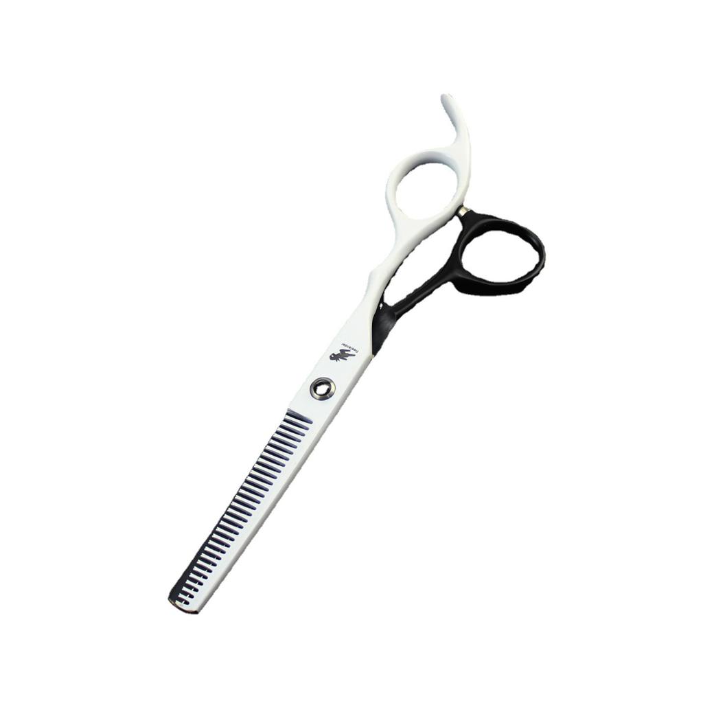 6.0 inch black and white freelancer, hair scissors, hair scissors, flat scissors, bangs scissors, tooth scissors, thin