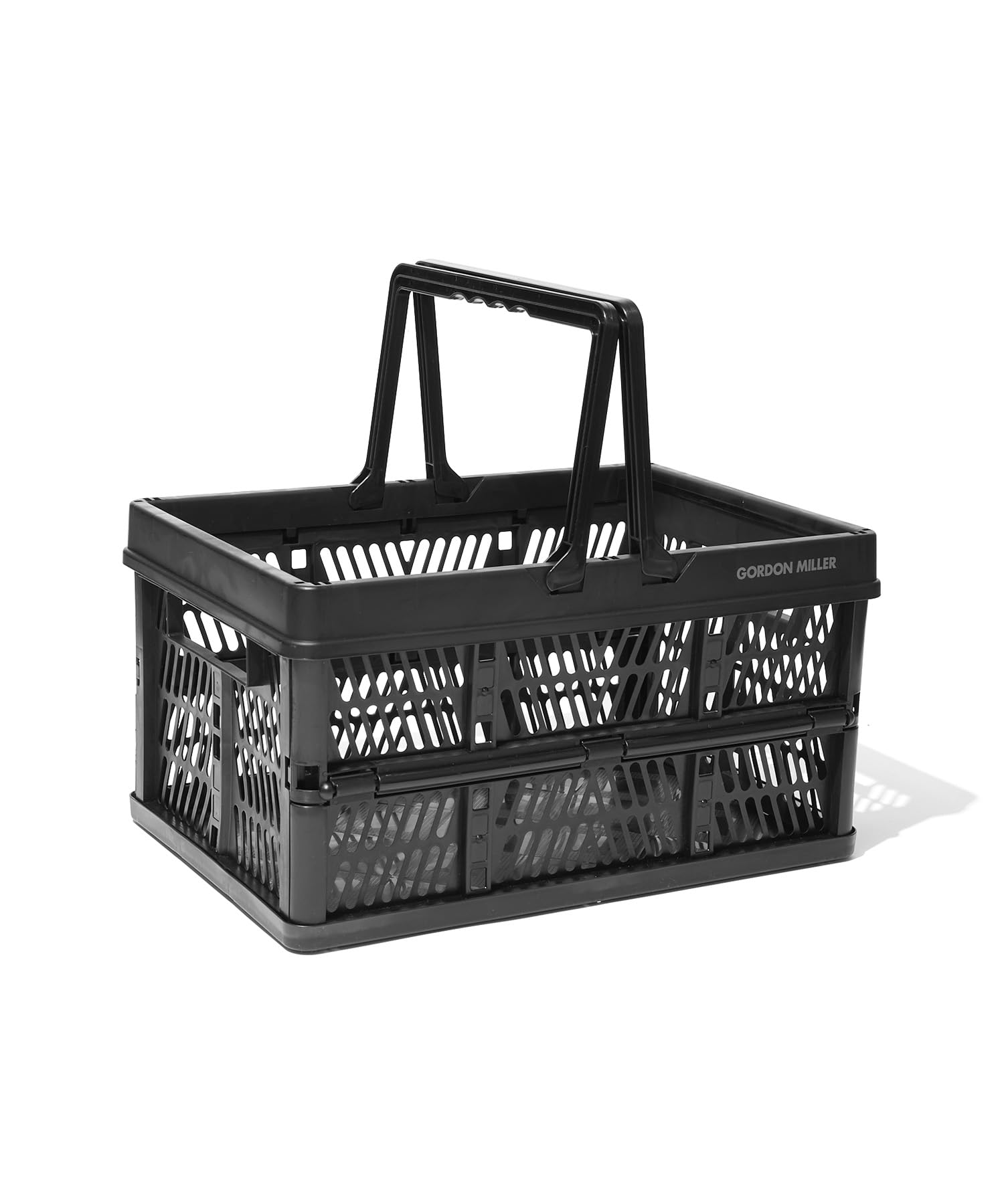 

GORDON MILLER Foldable Container with Handle Cargo Basket L Size Black 33639