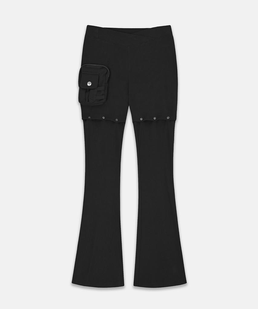 Nash Detachable Slim Fit Pants Black