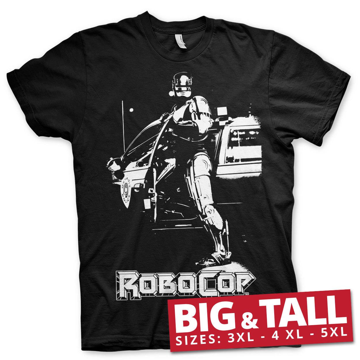 Officially Licensed Robocop Poster Tall Tall 3XL 4XL 5XL Mens T- XXXXL
