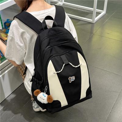 Children's Schoolbag Elementary School Girl Year Old Junior High School Student High School Student Splicing Casual Backpack Fashion Backpack