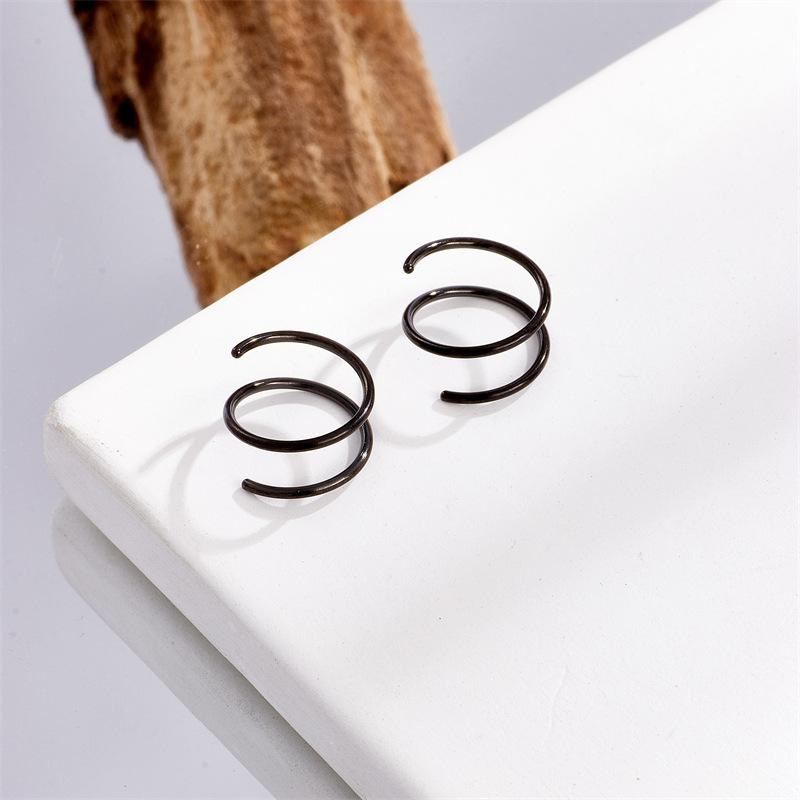 2PCS Fashion Double Layer Spiral Nose Ring