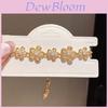 Gold Zirkon Eingelegtes Blumenarmband Für Damen Mit Elegantem Vintage-Stil