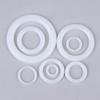 1 Pack Of Diy Crochet Ring Circle Hook Craft Accessories Handbag Plastic Ring Hook 12.7Mm-50Mm Sewing Plastic Ring