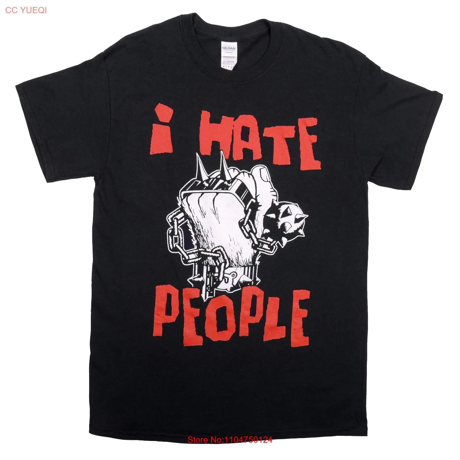 

Anti Nowhere League I Hate People and They Me T Shirt Men s Size Medium vintage Washed Stylish Comfortable fashion S разноцветный
