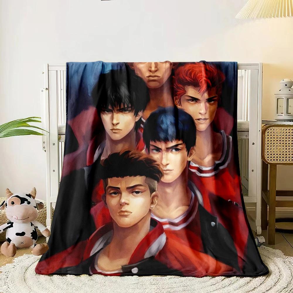 SLAM DUNK HD Print Blanket.Exquisite,Comfortable and soft,Nap,travel,work,living Room,bedroom,Chair,sofa,Picnics,Blankets,Gift