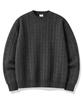 Neseupaseutyudio Joel Round Neck Cable Knit 5 Colors [Nspk_3001]