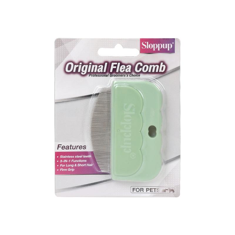 

Pet Fine Tooth Comb for Dogs & Cats - Flea & Lice Removal Small Comb 92350 зелений