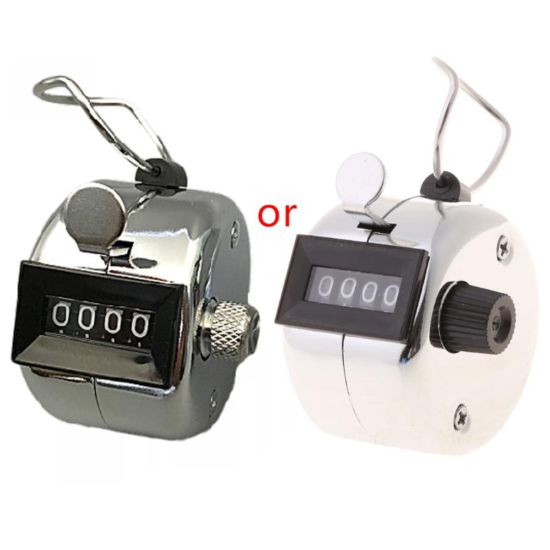 4-Digit Hand Tally Counters Mechanical Counter Metal Manual Clicker for Sports 1