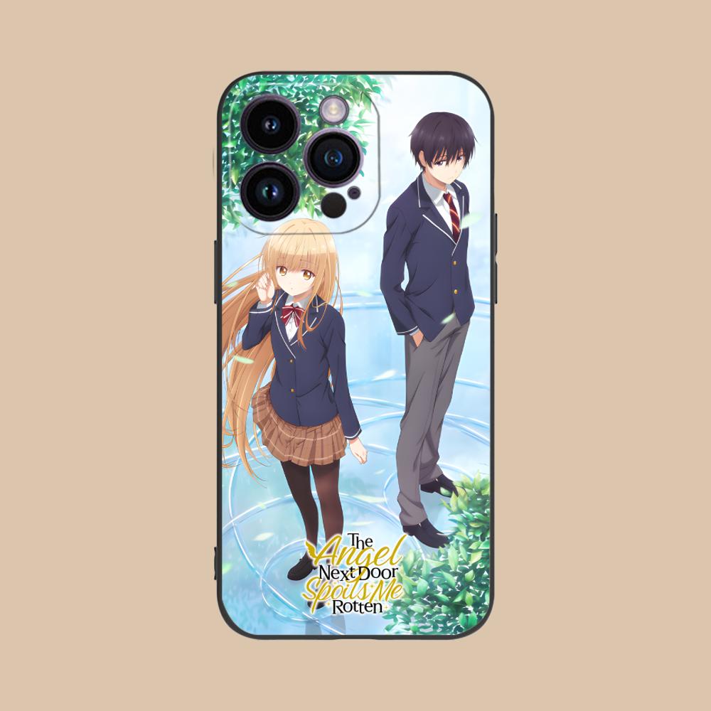 

Angel Mahiru Shina Anime Phone Case for iPhone 16 15 14 13 12 11 X XR XS 8 7 Pro Max Plus Mini Colored Cellphones Pretty Cover iPhone 7 Plus