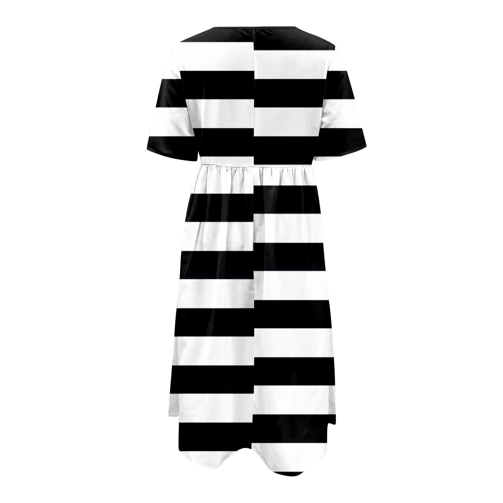 Женские повседневные платья Платья с принтом Летние платья Плиссированные свободные — фото 5