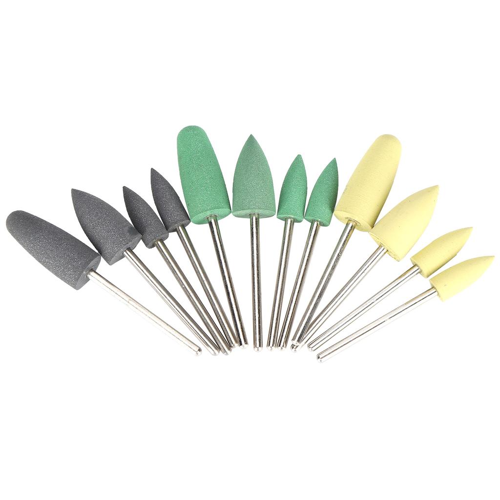 Dental Silikon Gummi Polierer Schleifkopf Edelstahl Schaft Dental Schleifen Polierer Burs