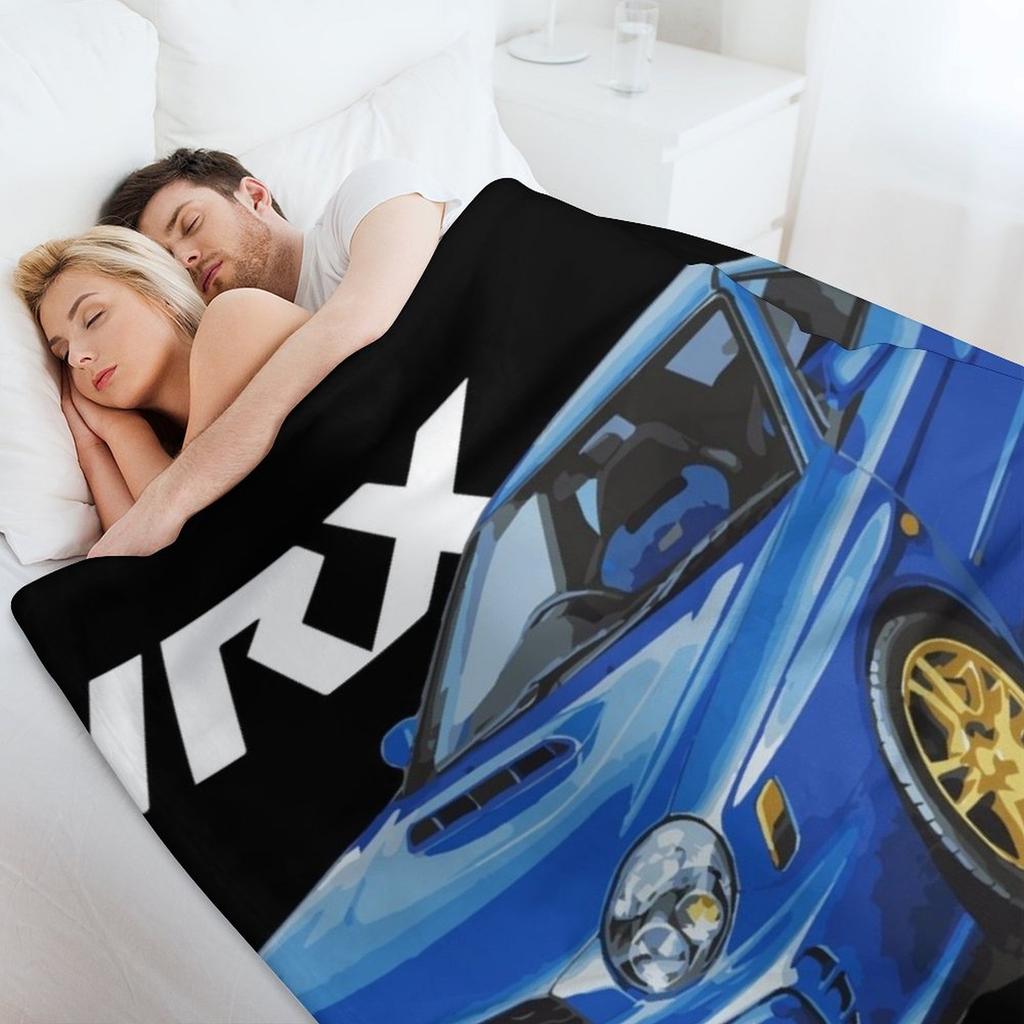 JDM WRX GDB Bugeye RALLY BLUE Throw Blanket Beautifuls christmas gifts Flannels Decorative Sofa Blankets
