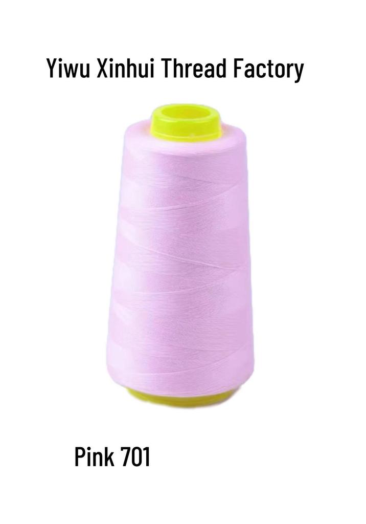 402 Polyester Sewing Thread, 3000 Yards, High-Speed, Multi-Color, Durable, In Stock