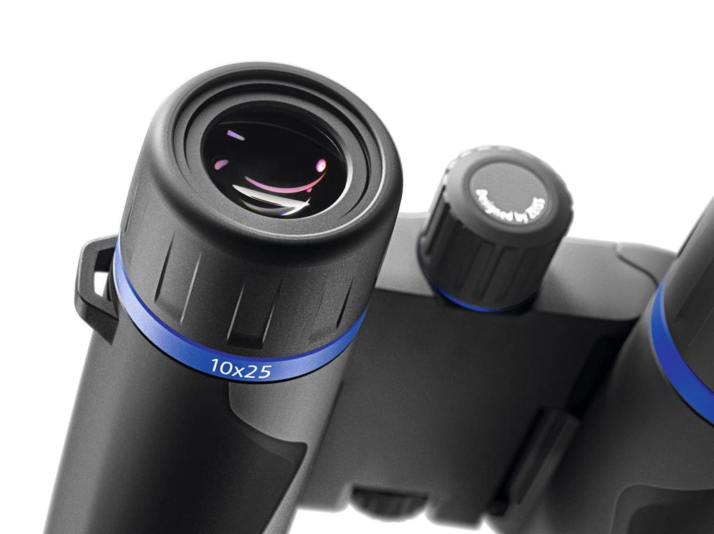 Zeiss Binoculars Terra ED Pocket 10x25 Roof Prism Type 10x 25mm Aperture ED Lens Tough Compact Fully Waterproof Gray 653948 &