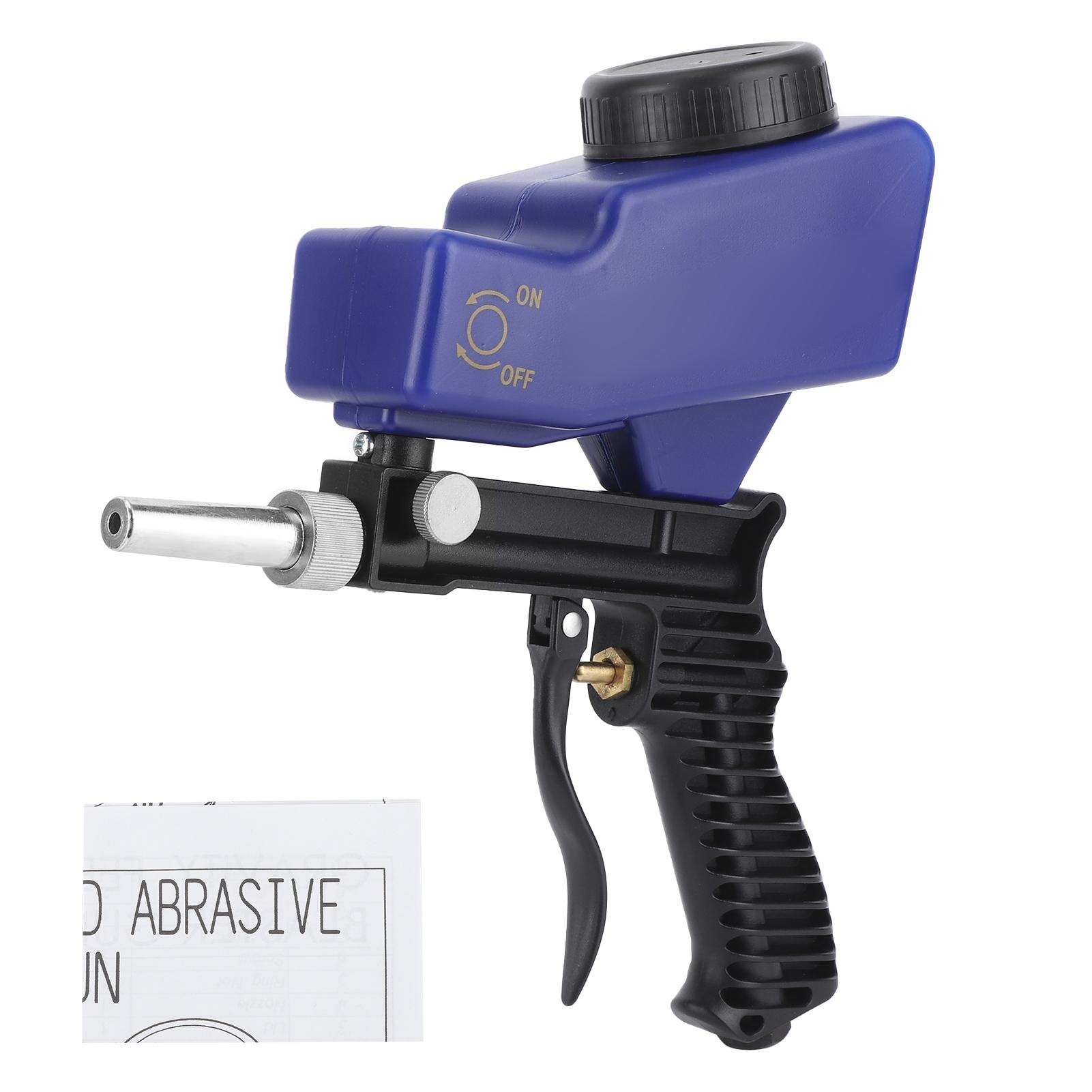 

Automobile Sandblasting Gun Portable Gravity Type Small Sandblasting Gun Sandblaster Car Automobile Supplies Sandblasting Gun синій
