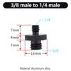 1/4 to 3/8 M5 M6 M8 Male to Female Conversion Thread Screws Tripod Screw Mount Adapter For GoPro insta360 DJI OSMO Action Camera