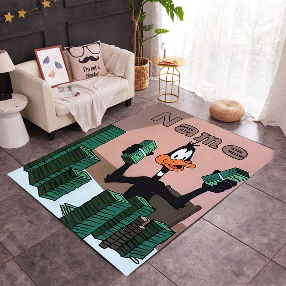 Looney Sweet Tweet Adventure Customizable Name Floor Rug Office Rug Perfect for Playrooms Outdoor Living Rooms Dormitory Antislip Carpet Decorate Offi