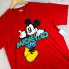 Disney Mickey & Co Red Graphic T-Shirt Sz XL NWT Organic Cotton