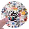 55 New Bowling Sports Graffiti Stickers Decorative Scooter Suitcase Notebook DIY Stickers