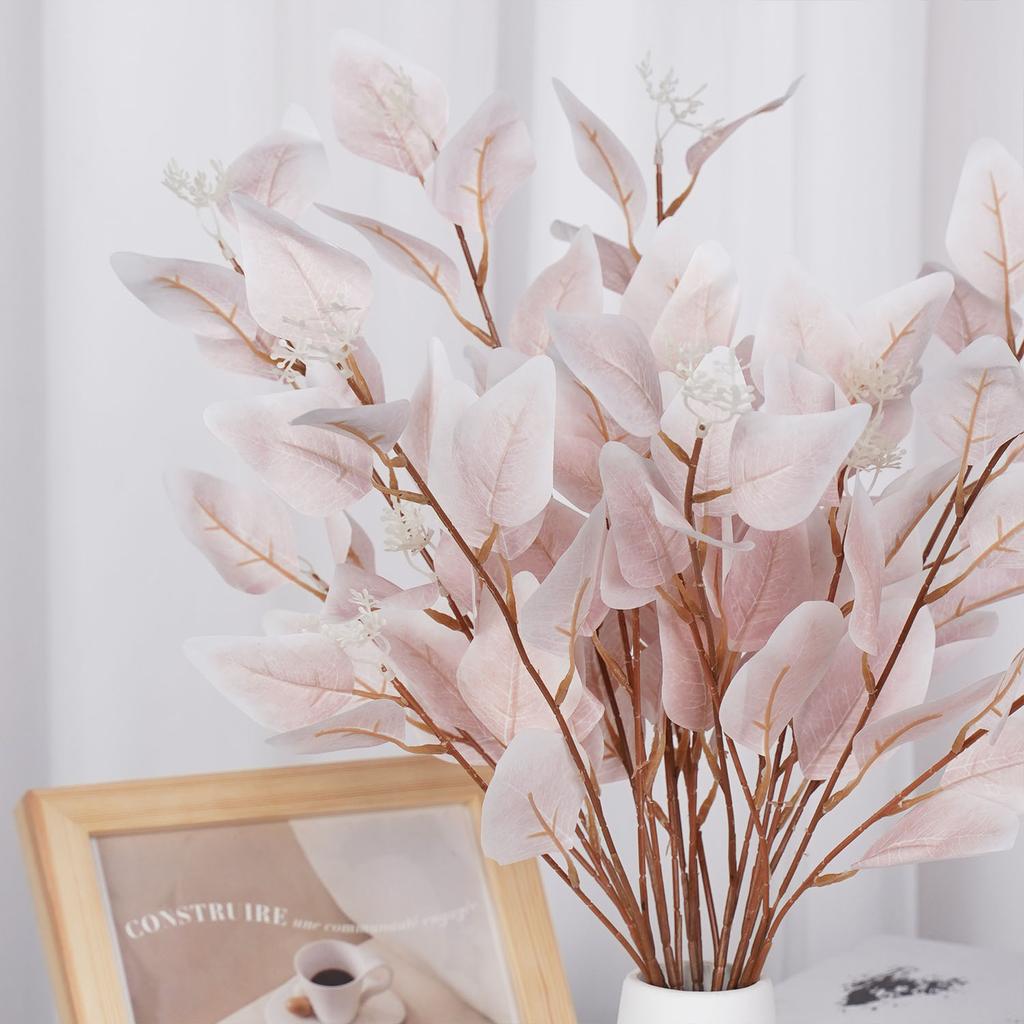 1PC Artificial Eucalyptus Leaves Simulation Plant Garden Home Wedding Desktop Party Decoration